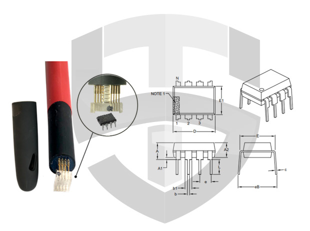 SOIC 8 TO DIP 8